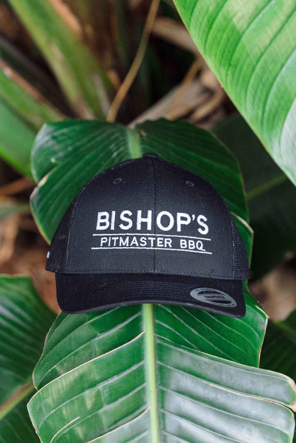 BPMBBQ Authentic Trucker Snapback Cap All Black