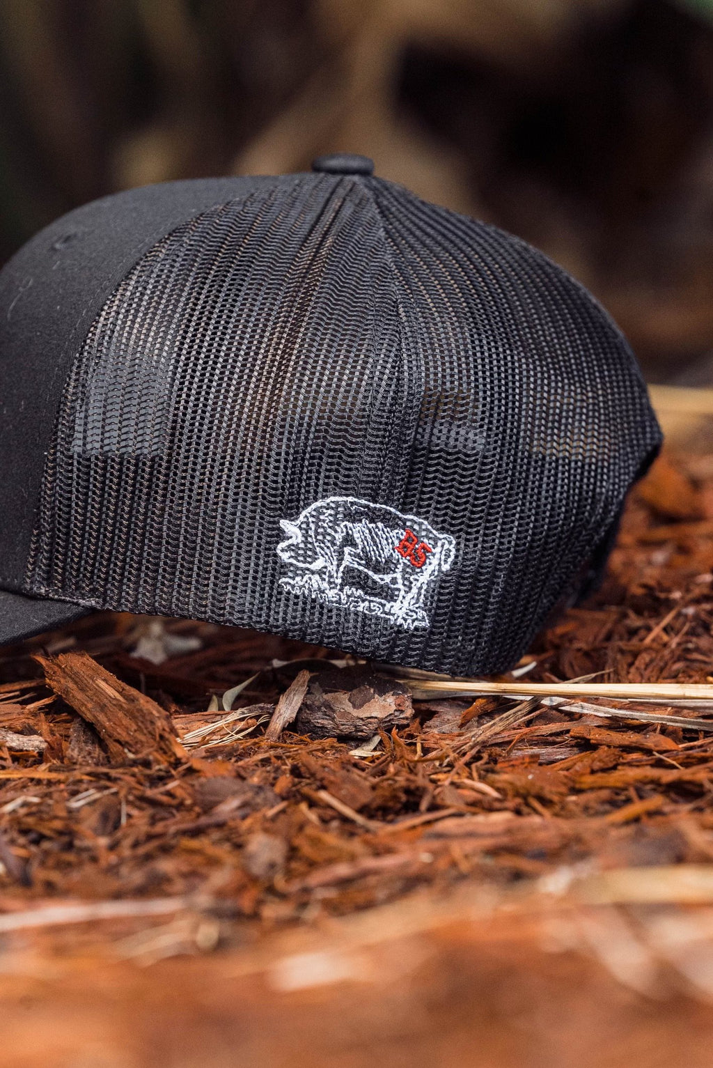 BPMBBQ Authentic Trucker Snapback Cap All Black
